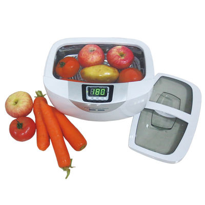 Máquina vegetal 40kHz de la limpieza de la fruta del ABS 2.5L 70W